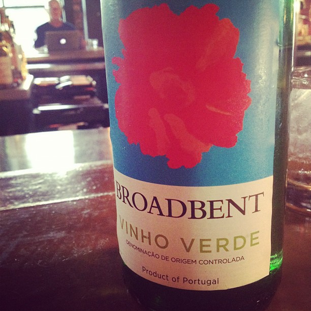 cooling down with some vinho verde