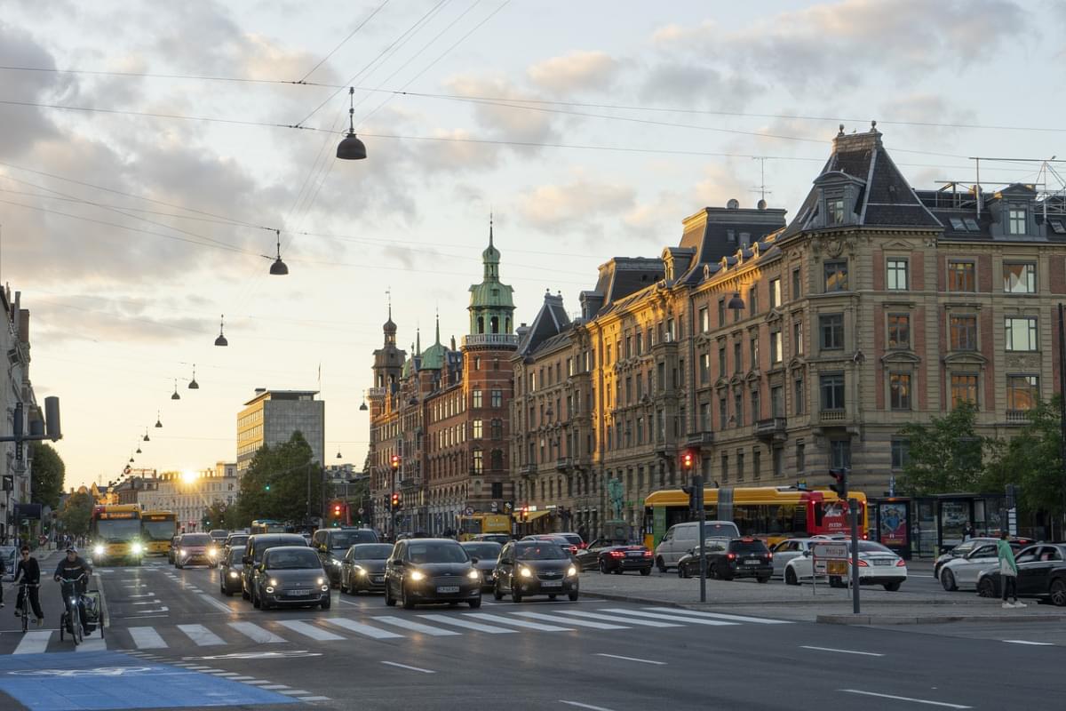 copenaghen danimarca citta strada 1