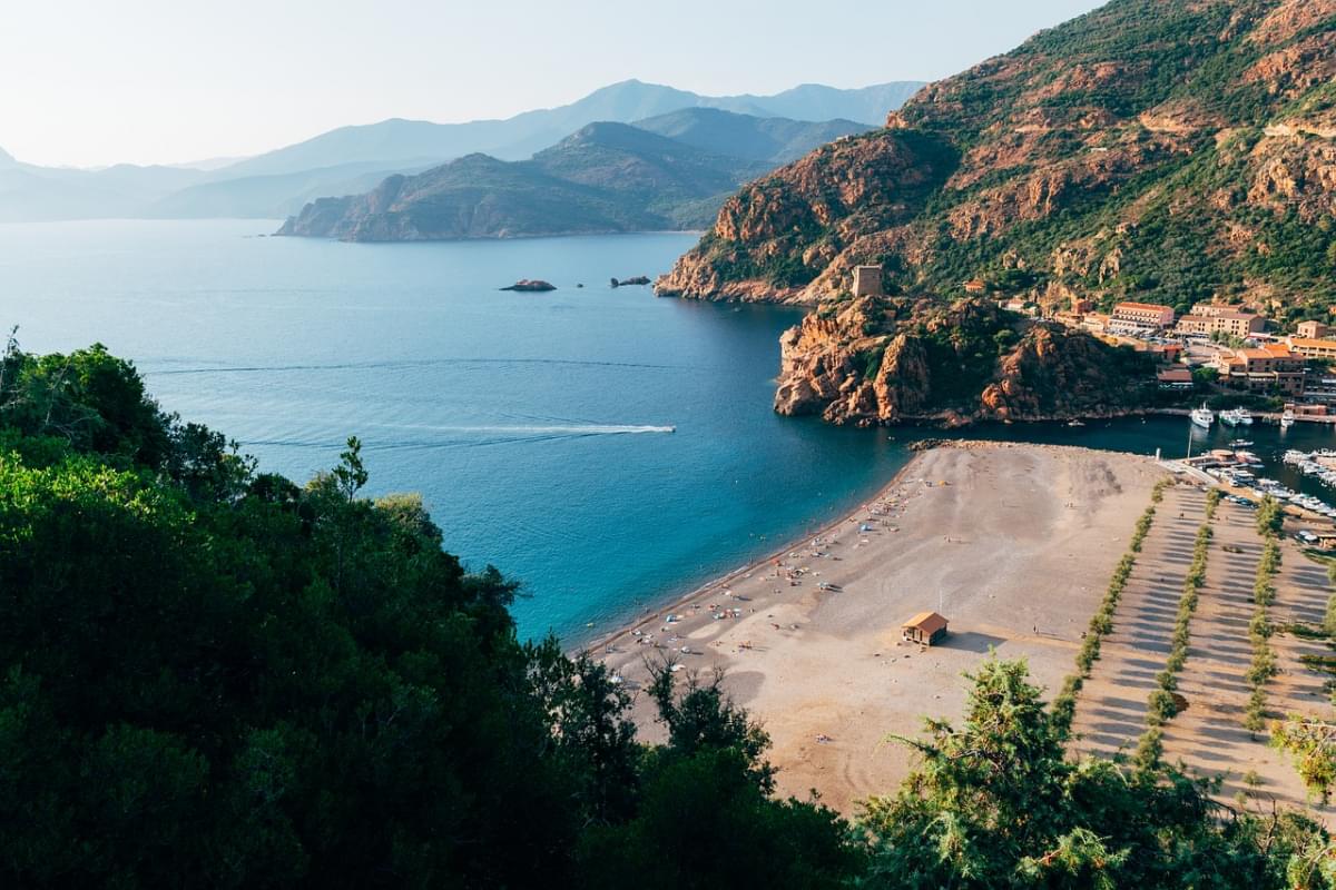 costa corsica panorama paesaggio