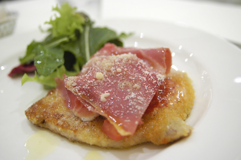 cotoletta di kirishima alla bolognese ristorante santo spilito meguro