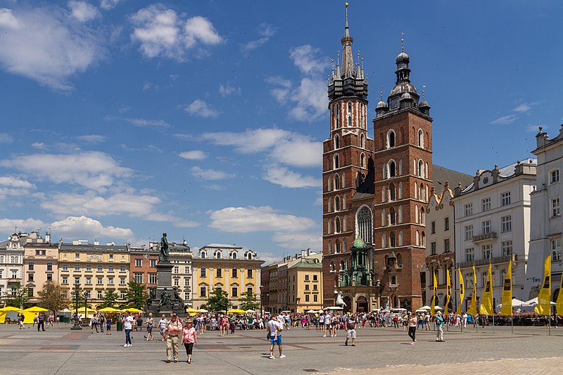 cracovia piazza mercato