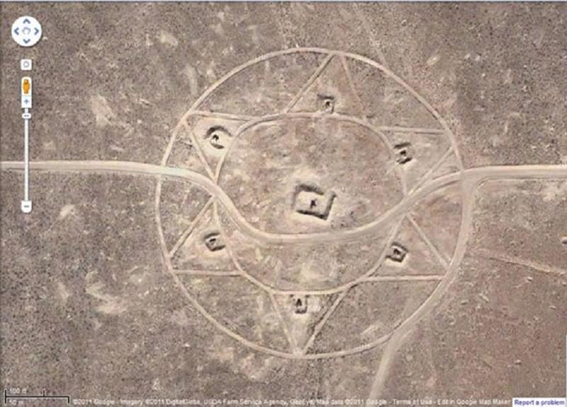 crop circle deserto