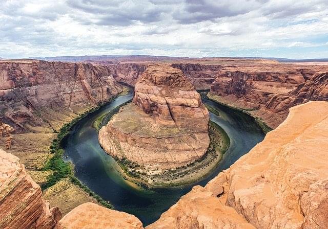 curva a ferro di cavallo arizona