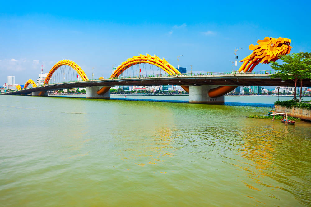 danang dragon bridge vietnam