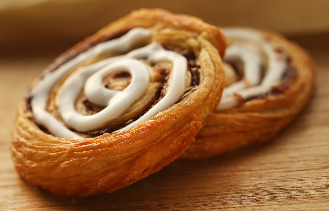 danish pastry very tasty natural surface