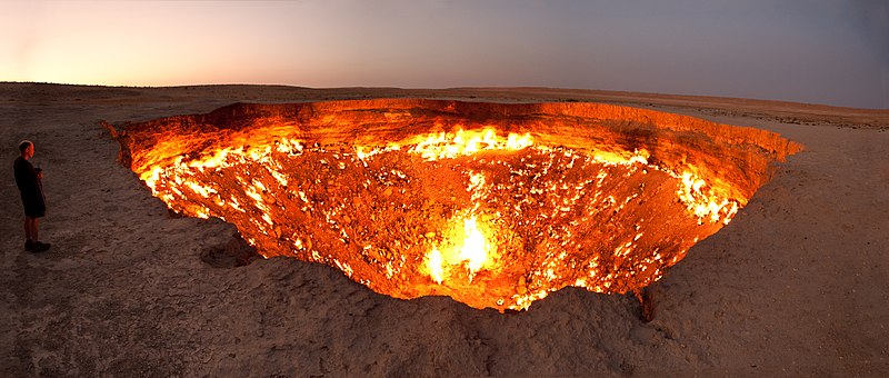 la porta dell'inferno turmenistan