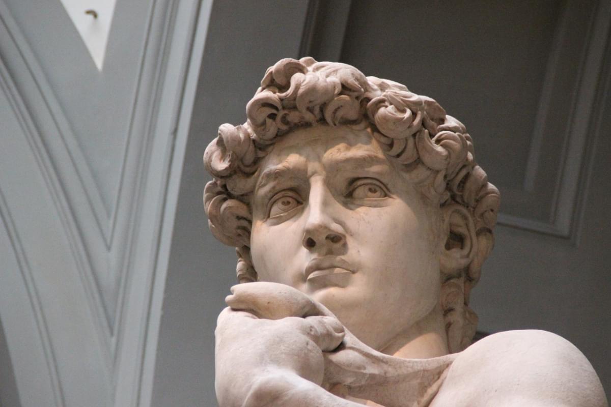 david michelangelo dettaglio volto