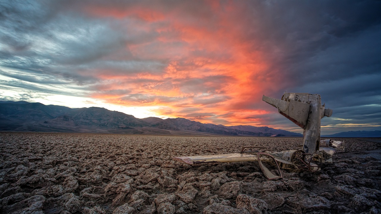 death valley tramonto