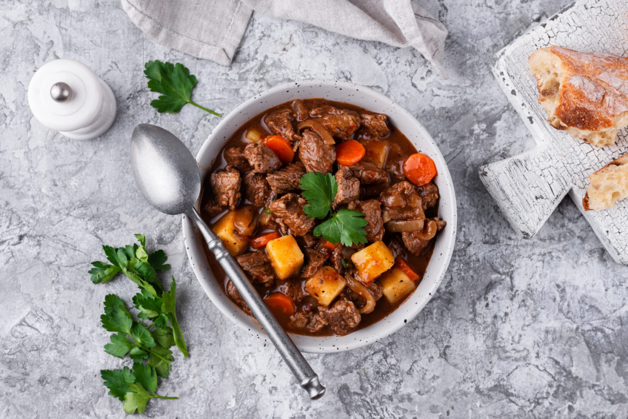 delicious goulash ready dinner