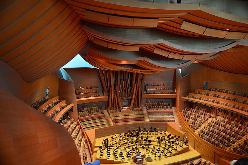 disney concert hall interno