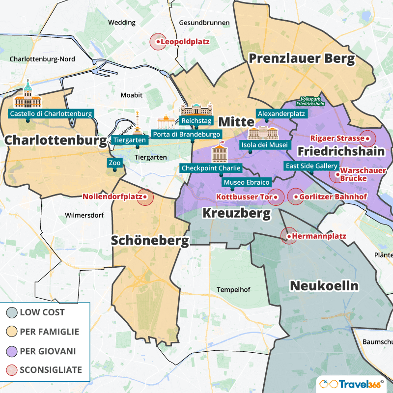 dove dormire berlino info utili zone consigliate
