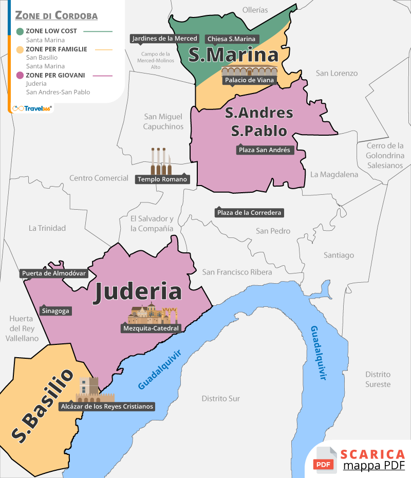 dove dormire cordoba info utili zone consigliate