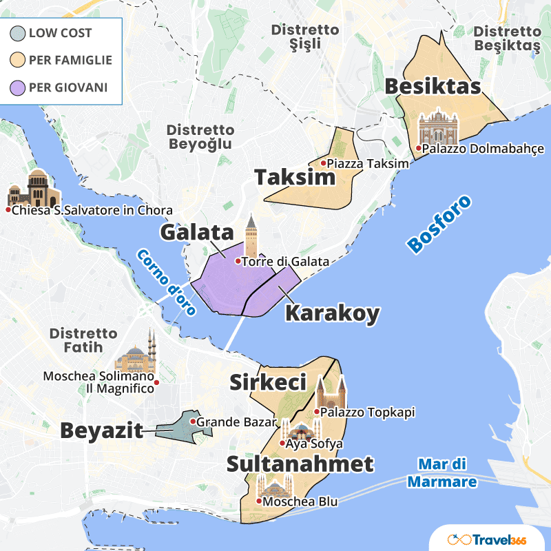 dove dormire istanbul info utili zone consigliate