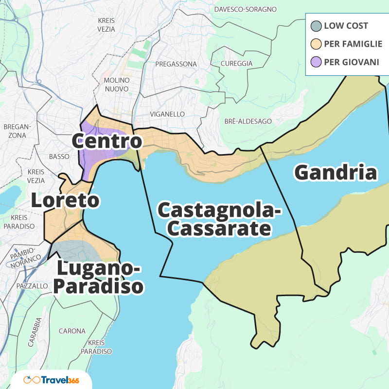 dove dormire lugano info utili zone consigliate