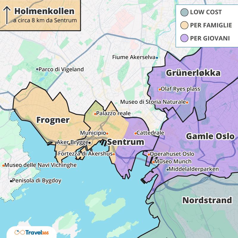 dove dormire oslo info utili zone consigliate