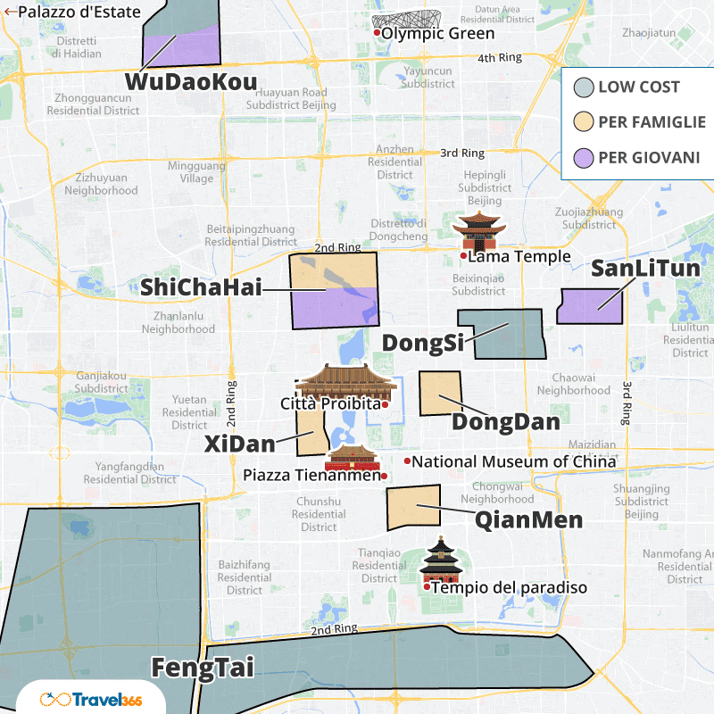 dove dormire pechino info utili zone consigliate