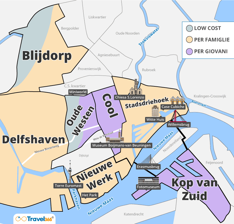 dove dormire rotterdam info utili zone consigliate