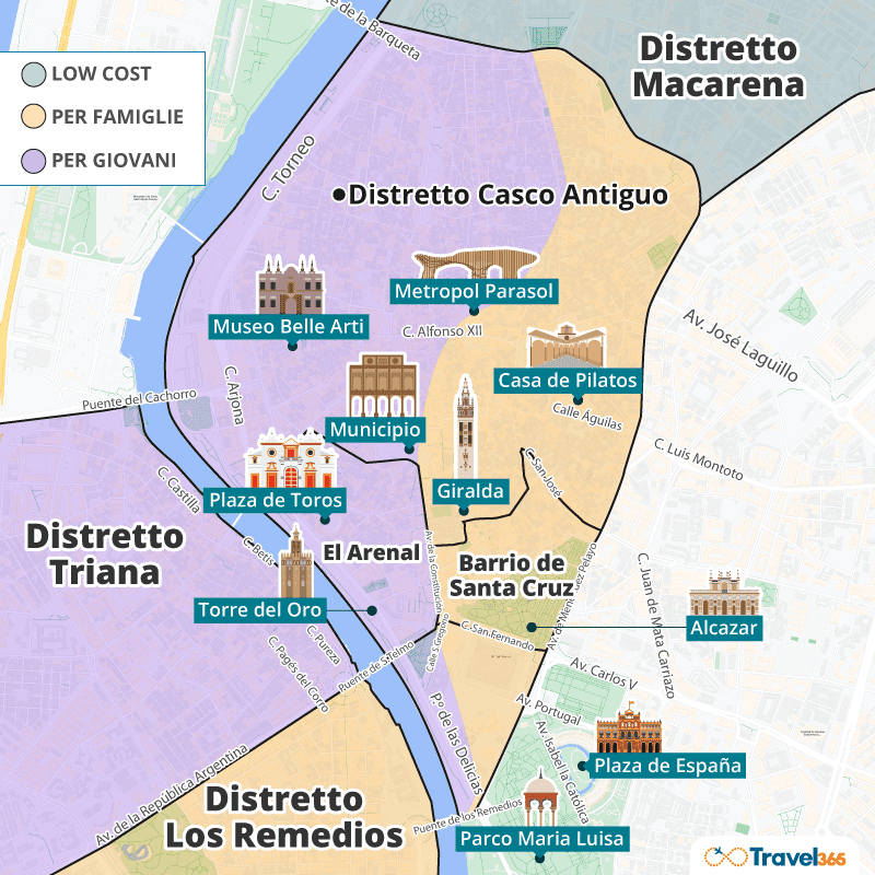 dove dormire siviglia