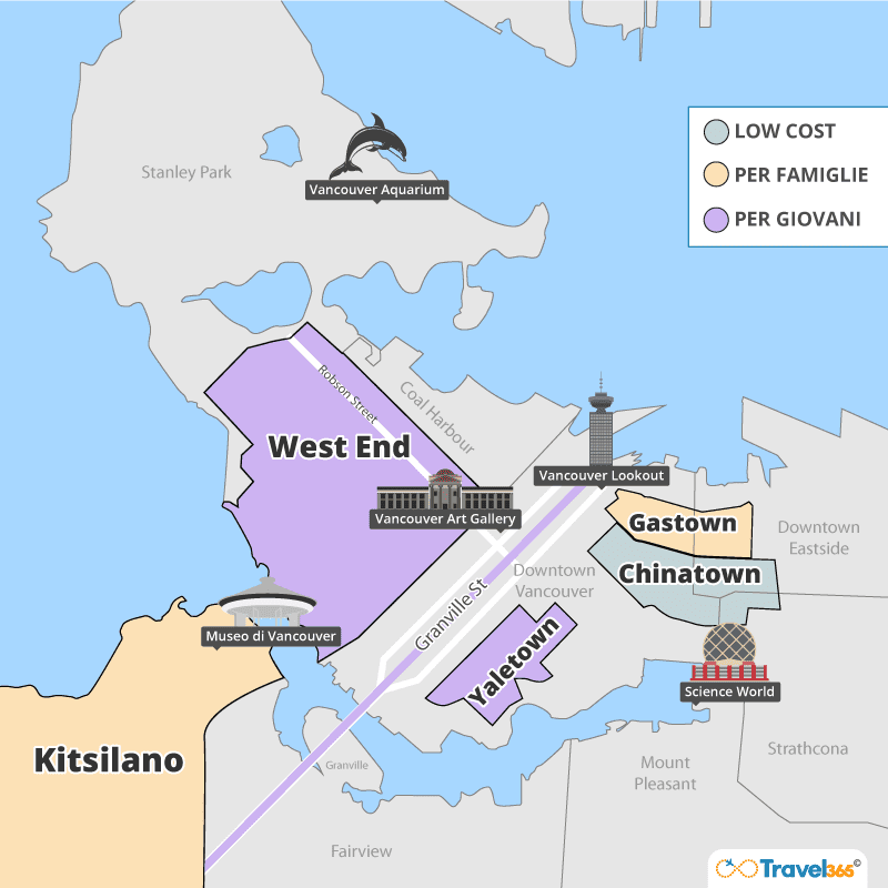 dove dormire vancouver info utili zone consigliate