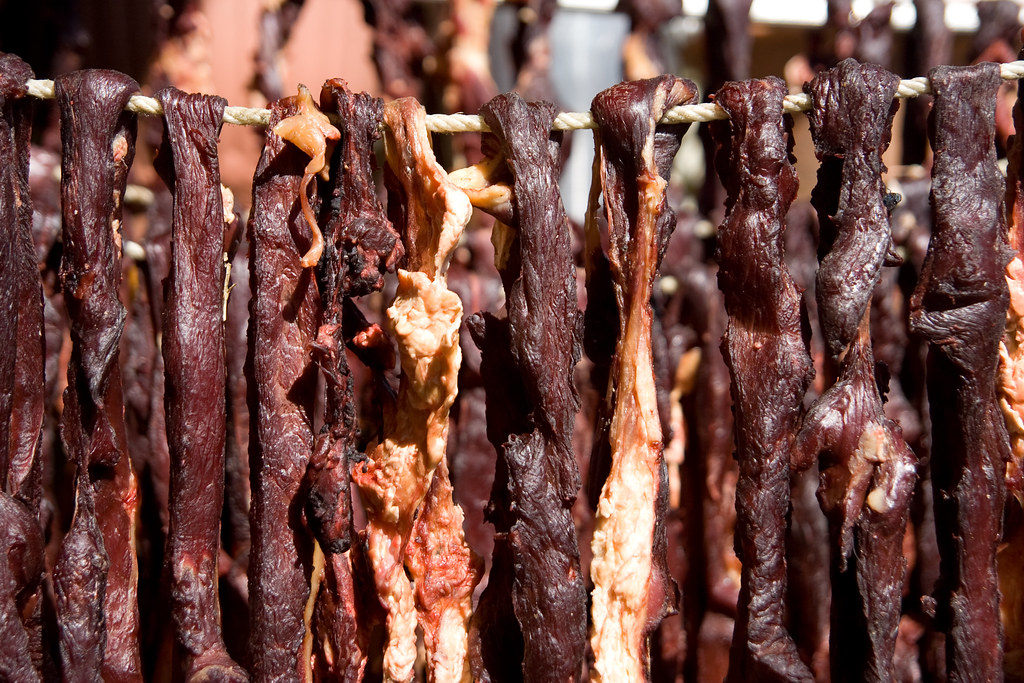 drying meat