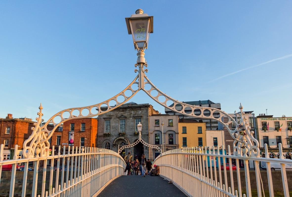 dublino ponte irlanda citta fiume