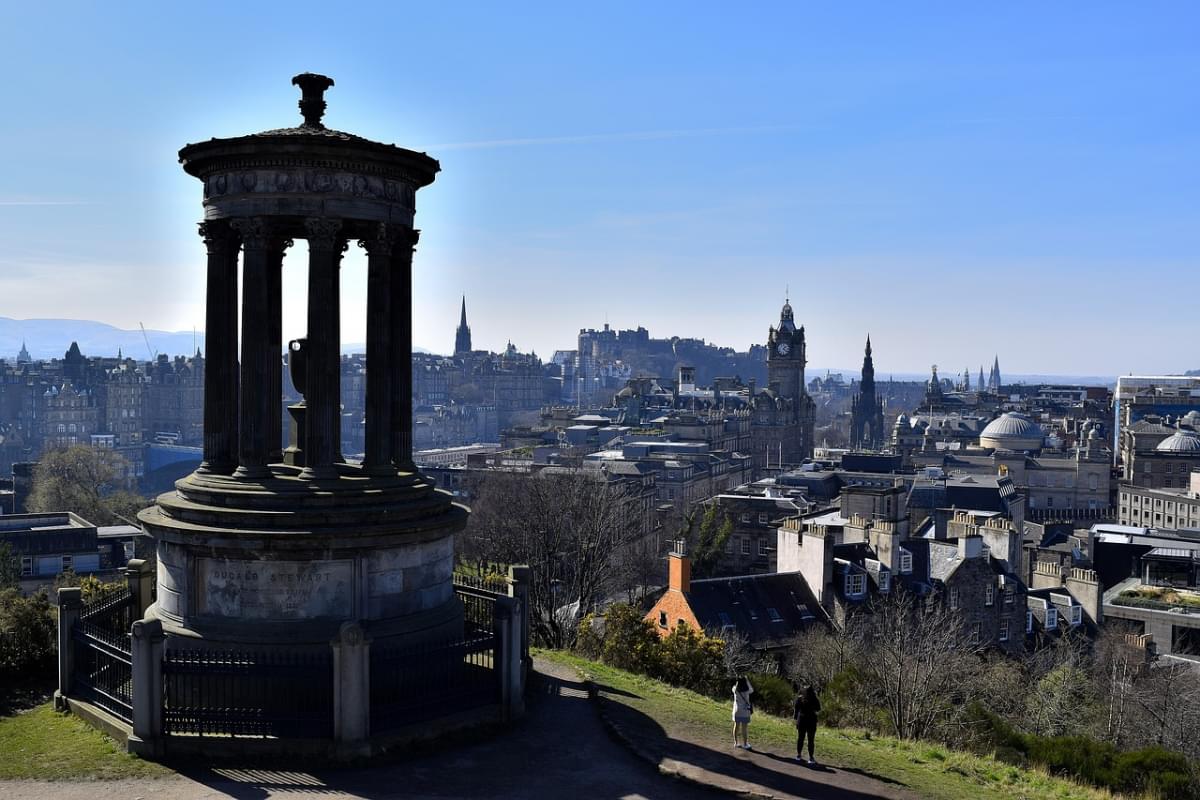 Edimburgo Calton Hill Citta Turismo