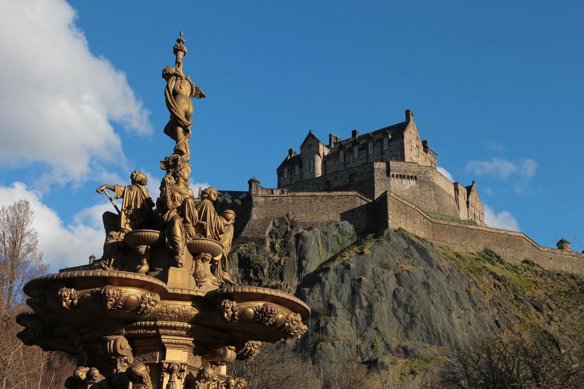 edimburgo castello fontana