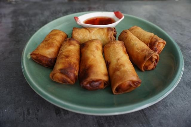 egg roll involtino primavera