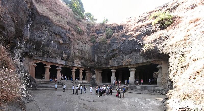 elephanta caves panorama