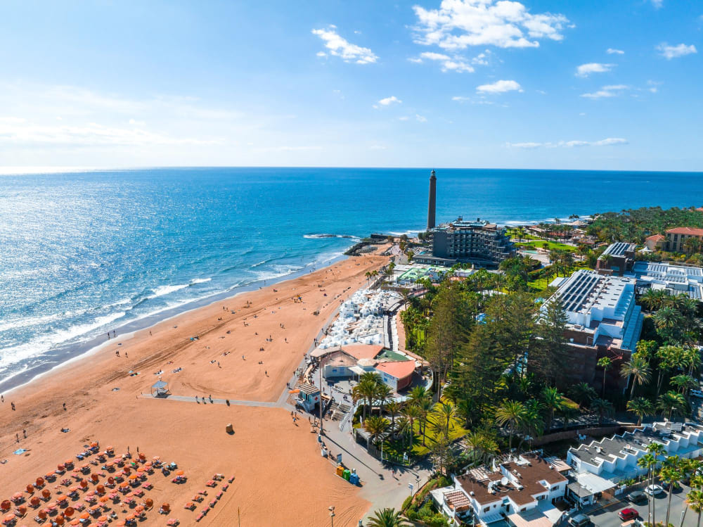 faro di maspalomas gran canaria spagna