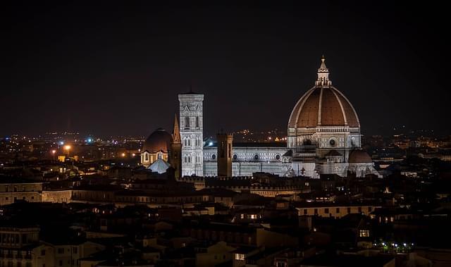 vista serale di Firenze