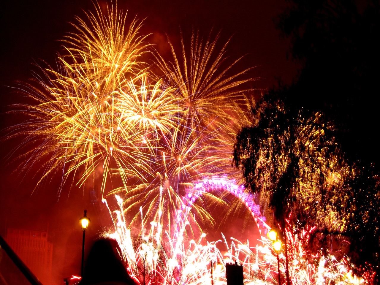 fuochi d'artificio londra