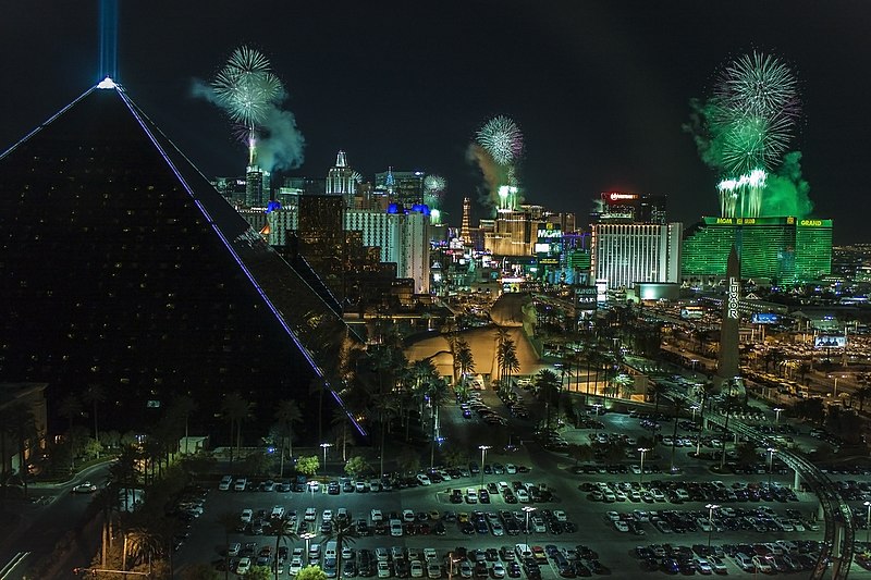 Fuochi d'artificio las vegas