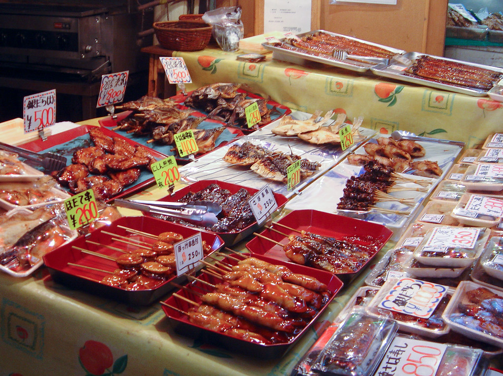 food on a stick