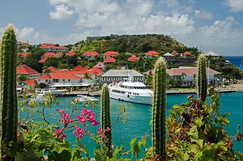 fort gustave over gustavia st barths panoramio