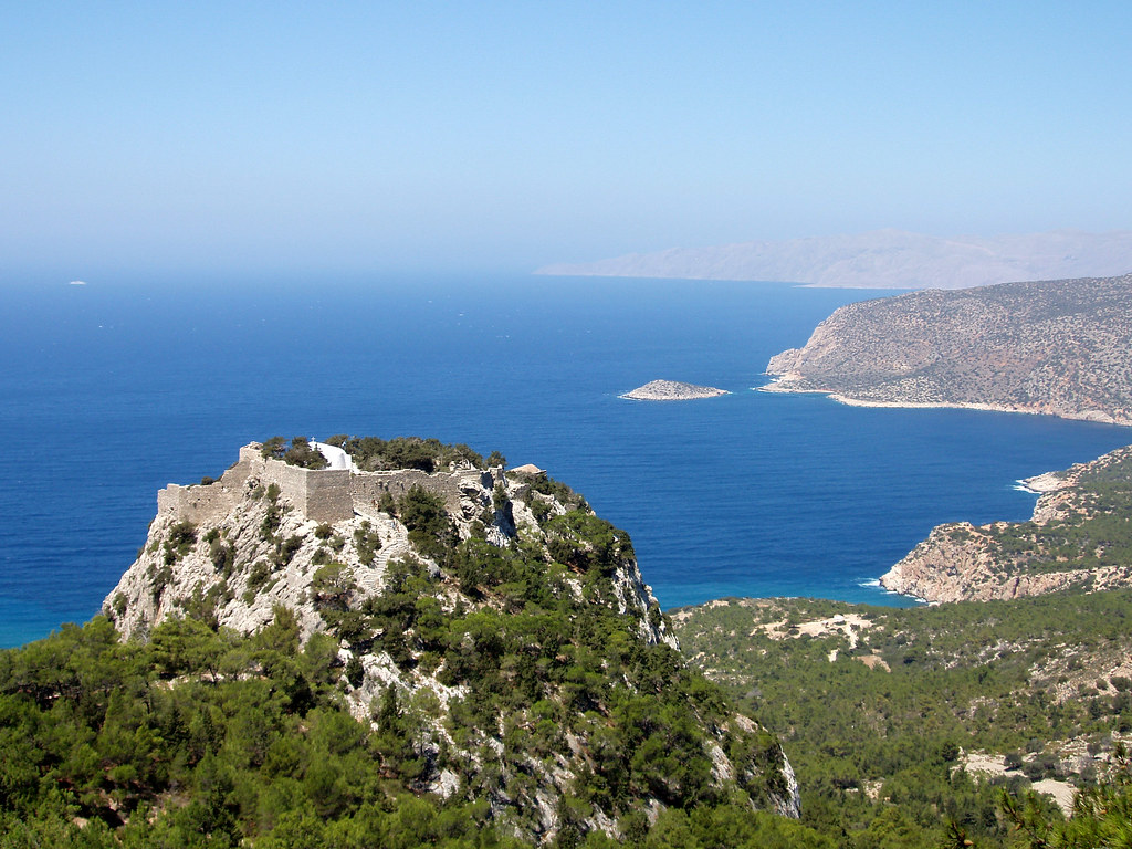 fortezza di monolithos rodi grecia