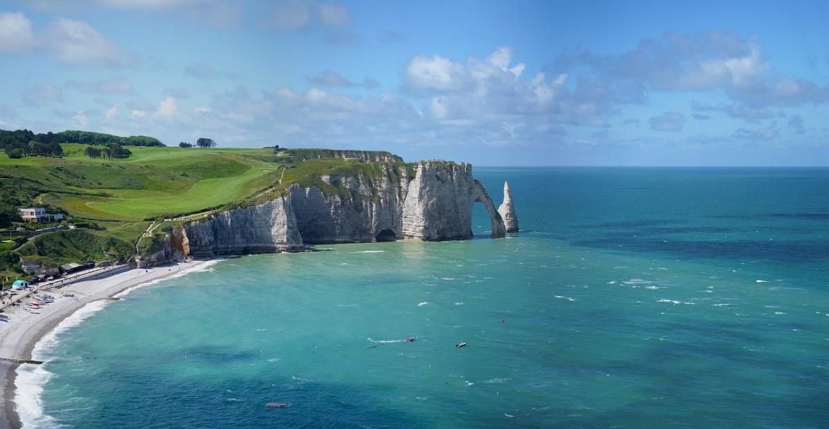 francia normandia etretat scogliere