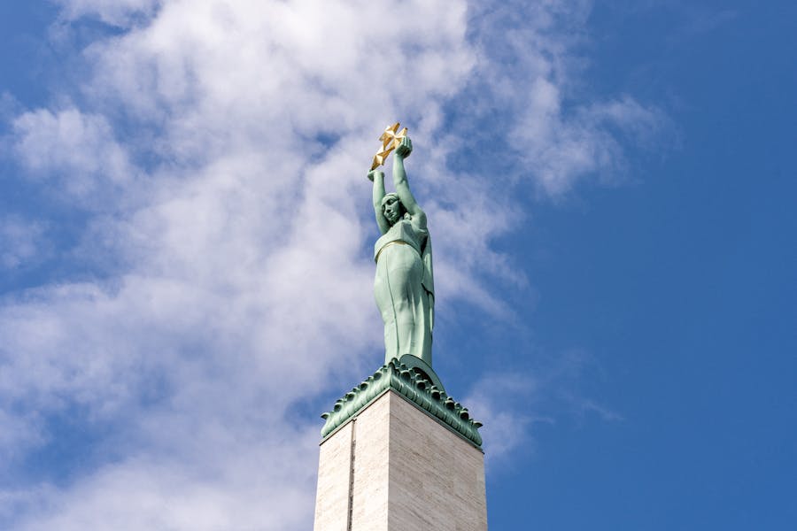 freedom monument in riga latvia 1