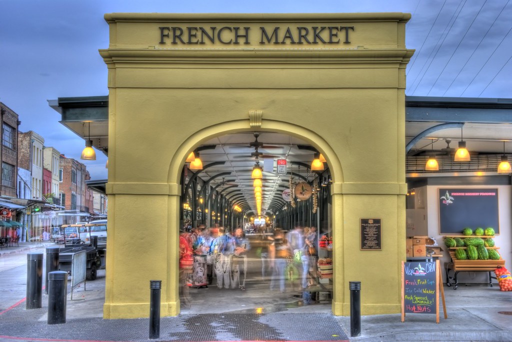 french market new orleans hdr