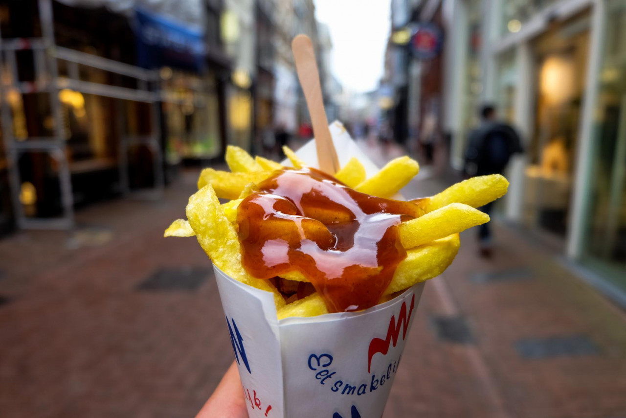 frites french fries with curry sauce amsterdam netherlands september 2017 1