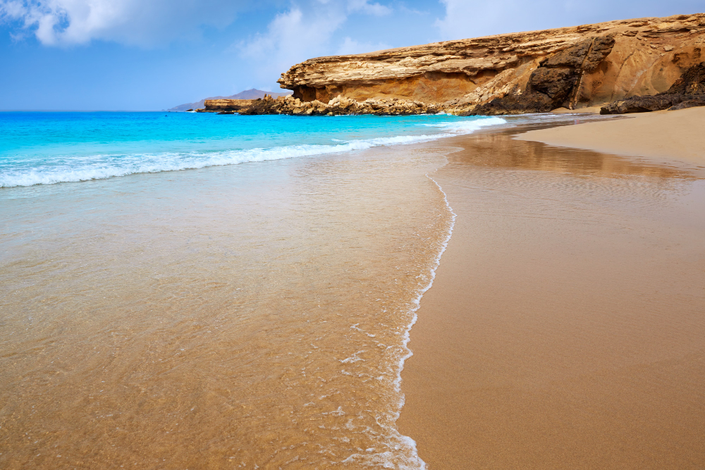 fuerteventura la pared beach at canary islands