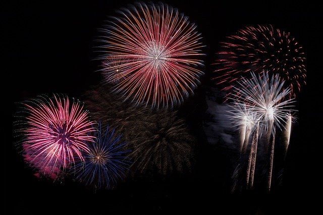Fuochi D Artificio Cielo Partito