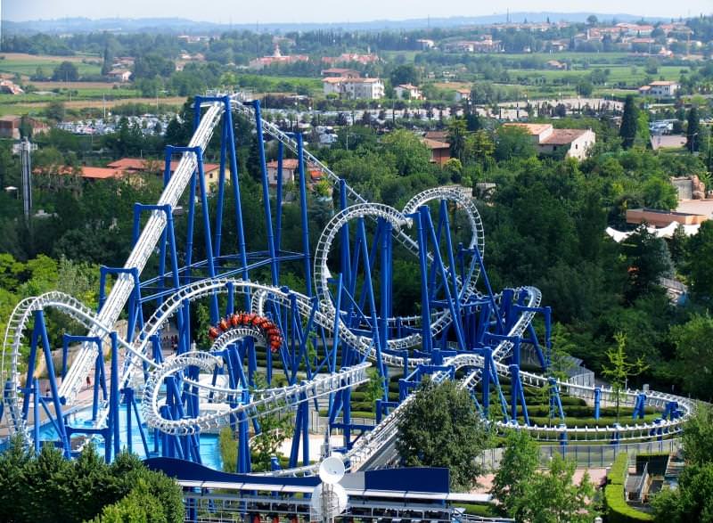 Gardaland roller coaster