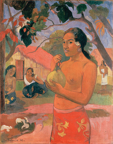 /foto/gauguin donna con frutto