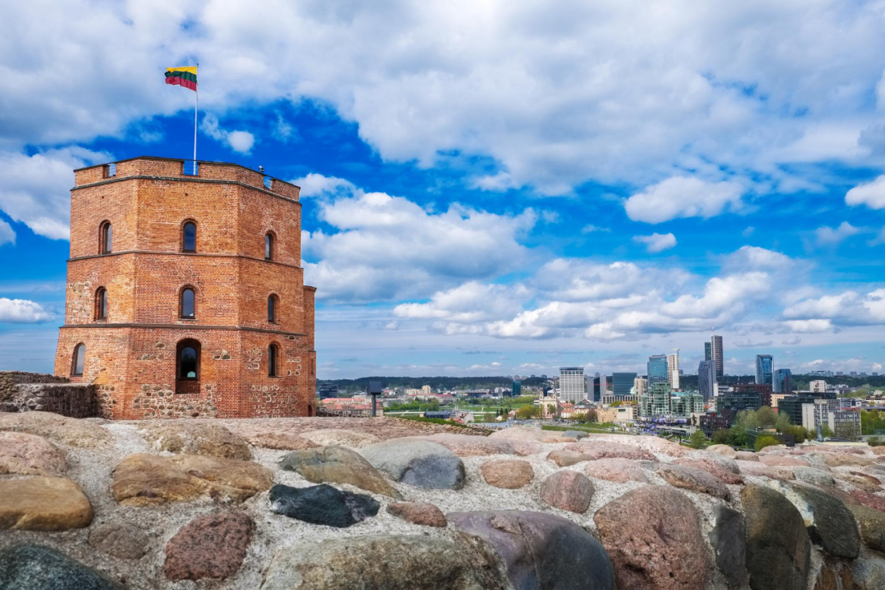 gediminas tower vilnius lithuania