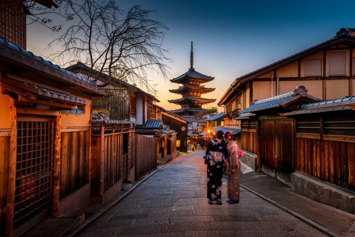 geishe a Ninenzaka Kyoto Japan