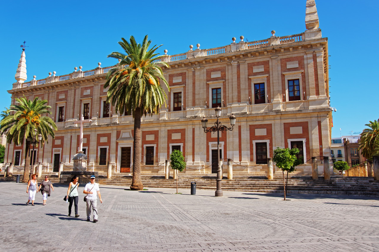 general archive indies seville andalusia spain people background