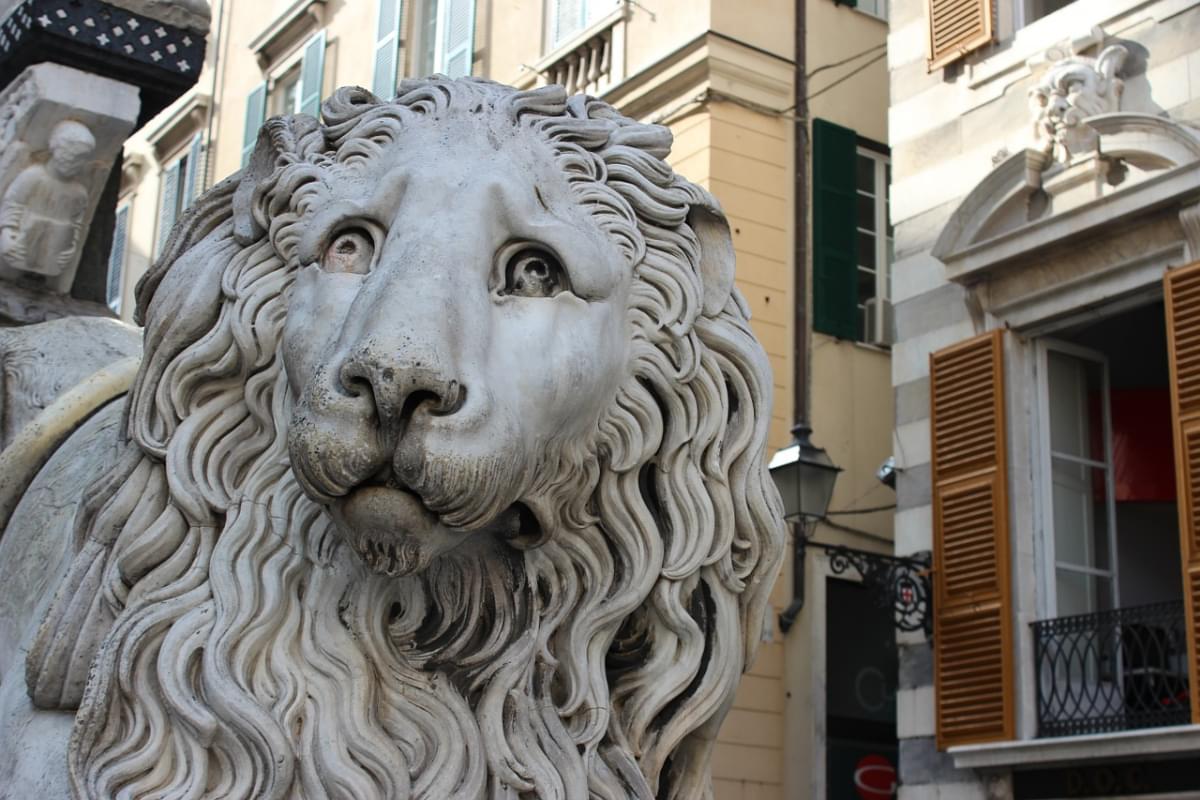 genova italia liguria leone marmo