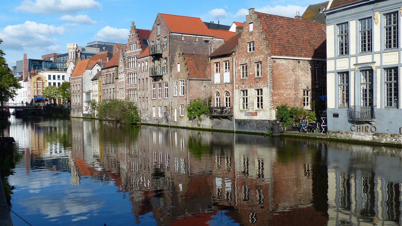 gent fiandre belgio canale 1