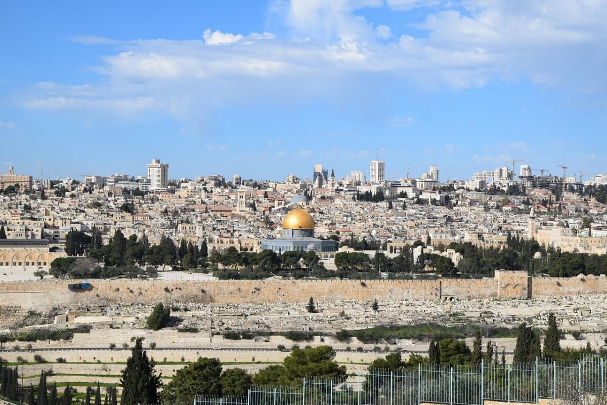 gerusalemme cupola citta panorama